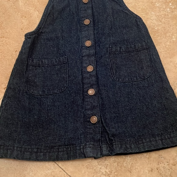 Girl's Max Studio Dark Denim Jumper Size 4T - Picture 3 of 8